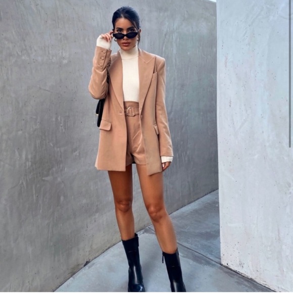 Camila Coelho Morena Blazer Nude Size Small - Picture 2 of 7